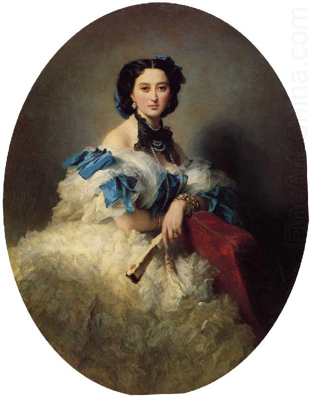 Franz Xaver Winterhalter Countess Varvara Alekseyevna Musina-Pushkina china oil painting image
